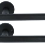 Buiten Deurkruk Brenda Rond Zwart