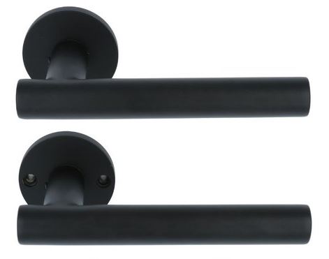 Buiten Deurkruk Brenda Rond Zwart