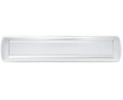 AXA Briefplaat Curve Plus Aluminium F1 geanodiseerd