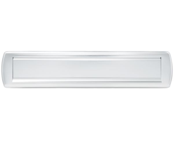 AXA Briefplaat Curve Plus Aluminium F1 geanodiseerd