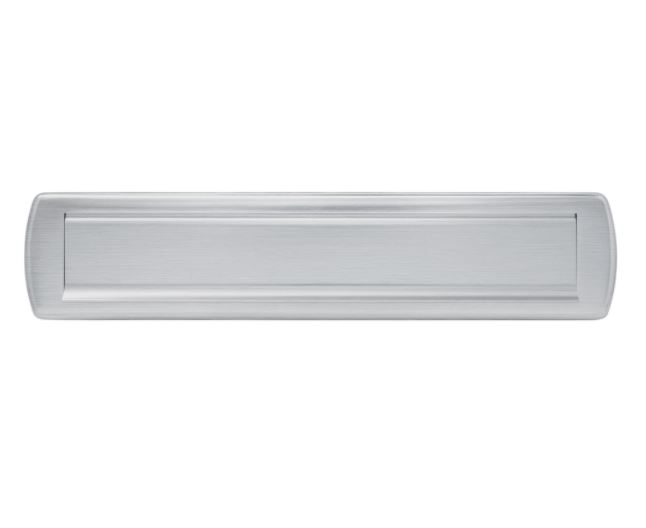 AXA Briefplaat Curve Plus Aluminium geslepen F1