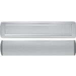 AXA Binnen/Buiten Briefplaat Curve Plus Aluminium geslepen F1