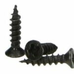 20 stuks schroeven 3x16 mm Zwart