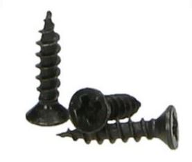 20 stuks schroeven 3x16 mm Zwart