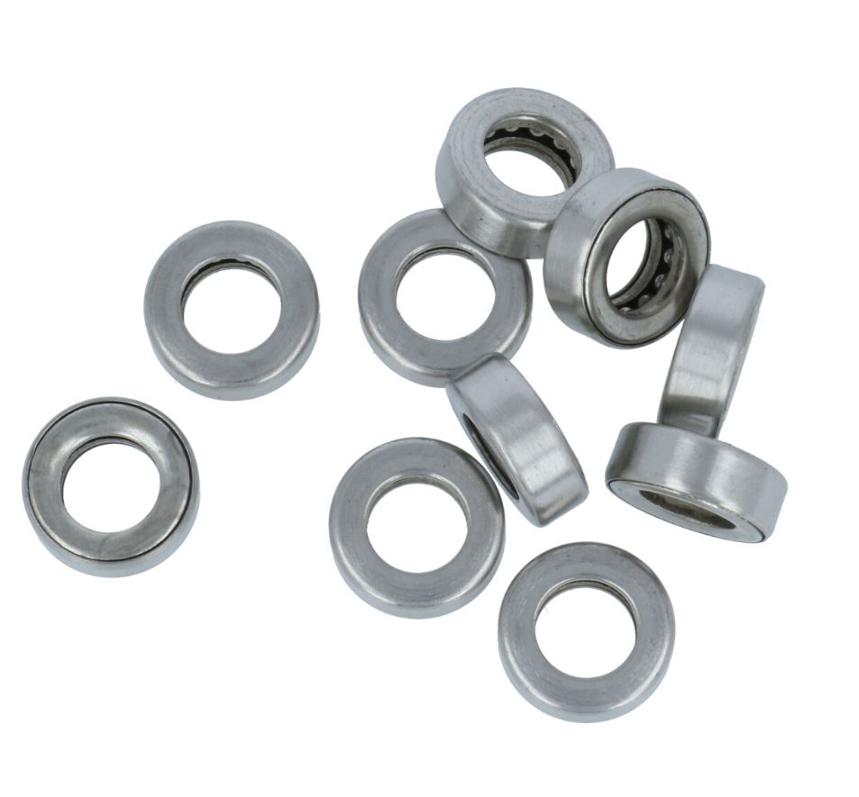 10 Lagers voor 3 mm scharnieren RVS 89x89