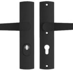 Axa Old Black Veiligheidsbeslag met kerntrekbeveiliging kruk/kruk SKG*** PC55