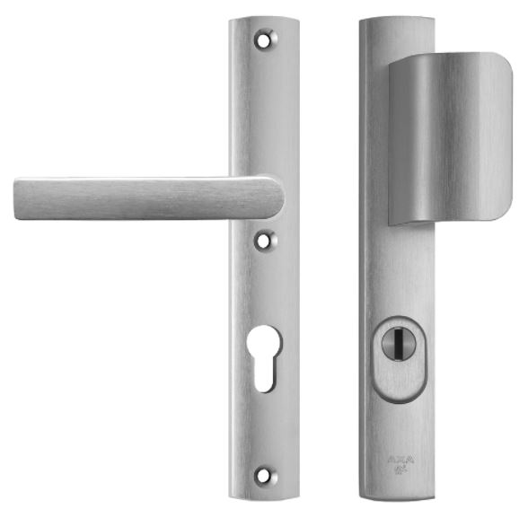 AXA Curve Smal veiligheidsbeslag met Kerntrek beveiliging Greep/Kruk SKG*** PC72