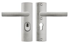 Axa Curve Plus RVS-Look Kortschild Veiligheidsbeslag PC55 met kerntrekbeveiliging SKG***