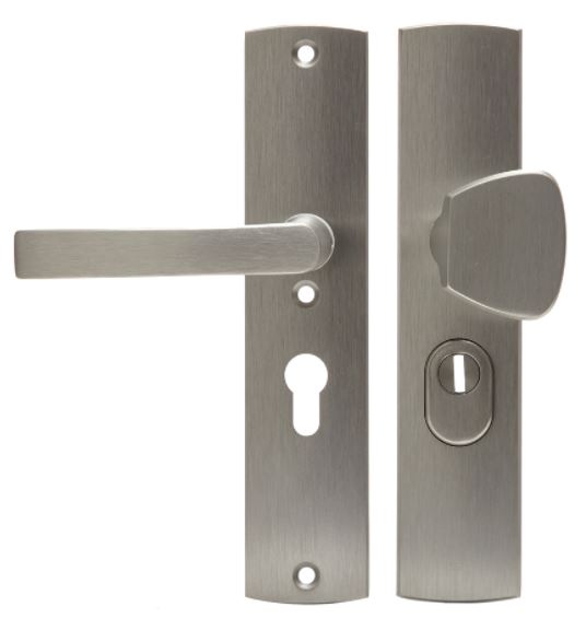 Axa Curve Plus RVS-Look Veiligheidsbeslag PC55 Greep/kruk met kerntrekbeveiliging SKG***