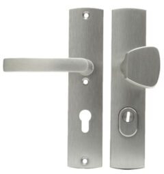 Axa Curve Plus RVS-Look Veiligheidsbeslag PC72 Greep/kruk met kerntrekbeveiliging SKG***