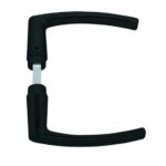 AXA Deurkruk Blok Aluminium Zwart