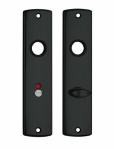 AXA Schilden Curve WC63/8 Aluminium Zwart