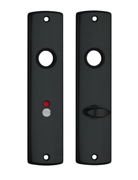 AXA Schilden Curve WC63/8 Aluminium Zwart