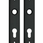 AXA Schilden Curve PC72 Aluminium Zwart