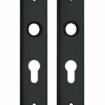 AXA Schilden Curve PC55 Aluminium Zwart