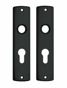 AXA Schilden Curve PC55 Aluminium Zwart