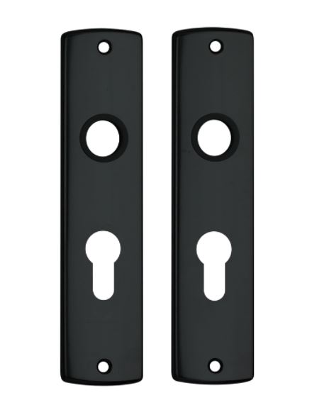 AXA Schilden Curve PC55 Aluminium Zwart