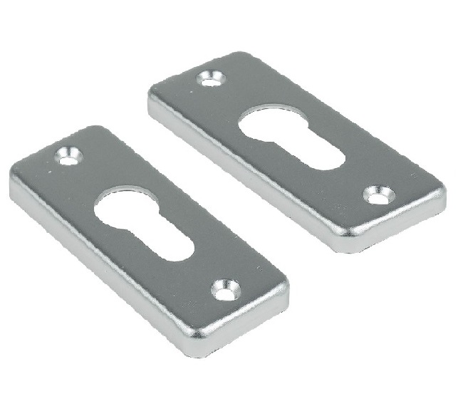 2 PC-Plaatjes Ami Rechthoekig Aluminium F1