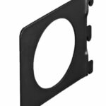 Boekensteun recht 142x118 mm zwart