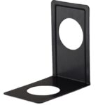 Boekensteun hoek 120x130 mm zwart