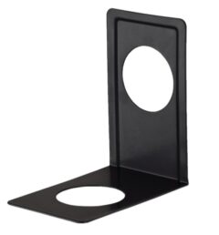 Boekensteun hoek 120x130 mm zwart
