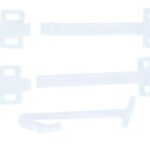 3 Starx kindersluitingen voor keukenkastjes 65 mm wit