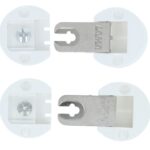 2 Starx klep inboorscharnieren compact wit 35 mm