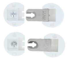 2 Starx klep inboorscharnieren compact wit 35 mm