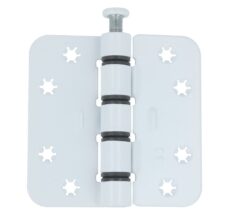 AXA Smart Easyfix Scharnier 89x89 mm wit gelakt