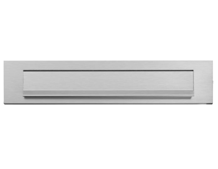 AXA briefplaat 6205 Aluminium Geslepen F1