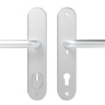 AXA Oval Plus veiligheidsbeslag PC92 SKG*** met kerntrekbeveiliging kruk/kruk