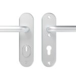 AXA Oval Plus Kort veiligheidsbeslag PC72 SKG*** met kerntrekbeveiliging kruk/kruk