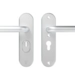 AXA Oval Plus Kort veiligheidsbeslag PC55 SKG*** met kerntrekbeveiliging kruk/kruk