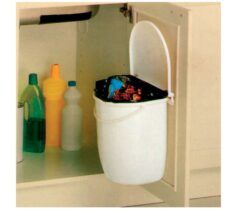 Afvalemmer 12 Liter Wit