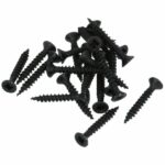 20 stuks Zwarte Schroeven Pozy Drive 3.5 x 25 mm