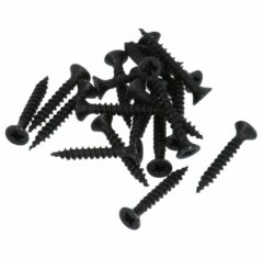 20 stuks Zwarte Schroeven Pozy Drive 3.5 x 25 mm