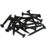 20 stuks Zwarte Schroeven Pozy Drive 4.0 x 35 mm