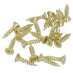 20 stuks Messing Schroeven Pozy Drive 3.5 x 16 mm