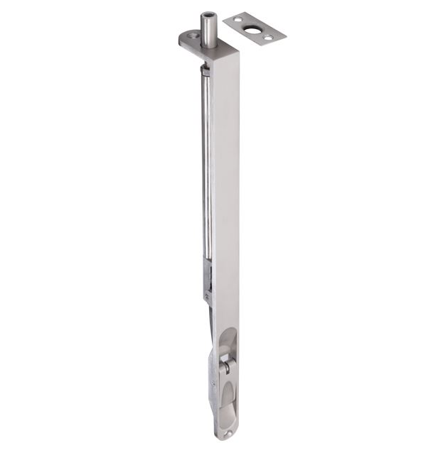 Bascule kantschuif 301 mm rvs geborsteld