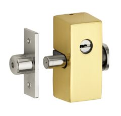 Bijzetslot Elegant buiten draaiend messing ongelakt