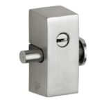 Bijzetslot Elegant buiten draaiend mat nikkel ongelakt