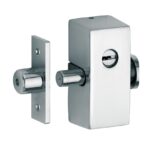 Bijzetslot Elegant buiten draaiend glans chroom