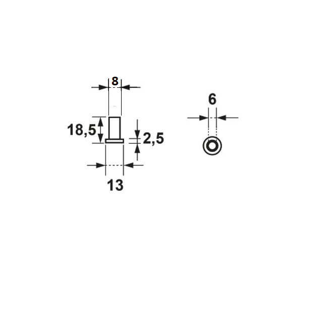 10 AXA Lagers Venelite Kunststof wit - Afbeelding 2