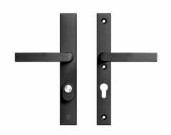 AXA Edge Plus Smal veiligheidsbeslag PC72 SKG*** met kerntrekbeveiliging kruk/kruk Zwart