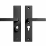 AXA Edge Plus veiligheidsbeslag PC55 SKG*** met kerntrekbeveiliging kruk/kruk Zwart