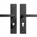 AXA Edge Plus veiligheidsbeslag PC72 SKG*** met kerntrekbeveiliging kruk/kruk Zwart