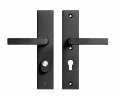 AXA Edge Plus veiligheidsbeslag PC72 SKG*** met kerntrekbeveiliging kruk/kruk Zwart