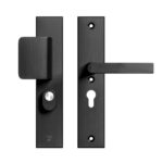 AXA Edge Plus veiligheidsbeslag PC55 SKG*** met kerntrekbeveiliging D-greep/kruk Zwart