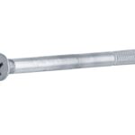 1 Bout M6x80 mm mat chroom