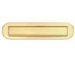 Briefplaat ovaal Mi Satori messing ongelakt